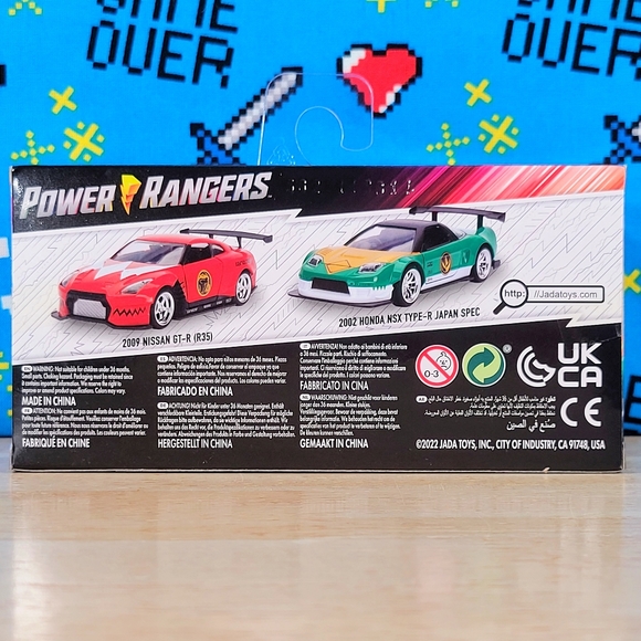 Jada Power Rangers 2002 Honda NSX Type-R Japan Spec Green Ranger 1:32 Diecast - Picture 2 of 4